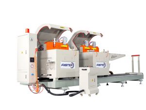 Máy cắt nhôm 2 đầu mâm xoay F500 CNC