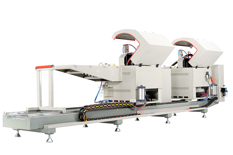 Nguyên lý hoạt động của máy cắt nhôm 2 đầu mâm xoay F450 