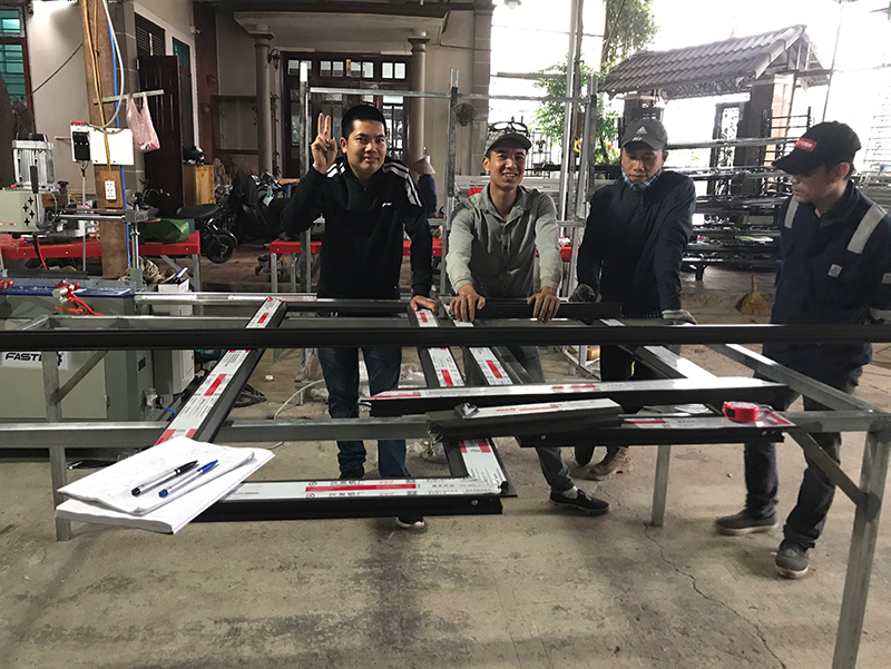 cửa nhôm hoàn thiện