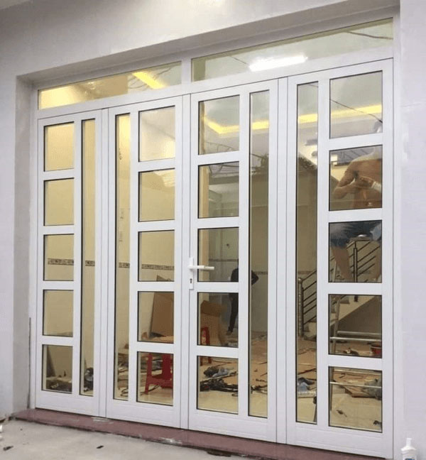 Cửa nhôm kính chia ô