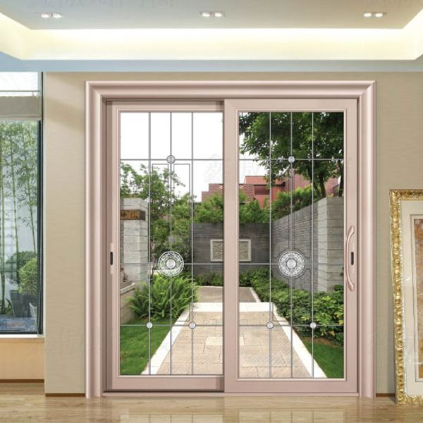 Cửa nhôm lùa 2 cánh cao cấp