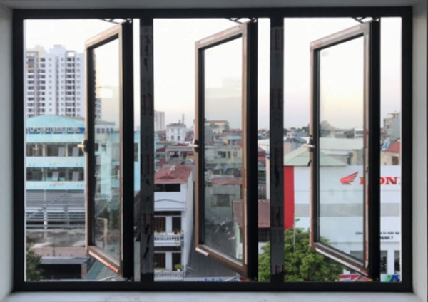 Cửa nhôm sổ xingfa hệ 55 mở quay