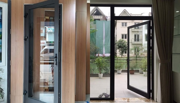 Mẫu cửa nhôm 1 cánh đẹp 5