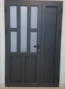 Mẫu cửa nhôm pano