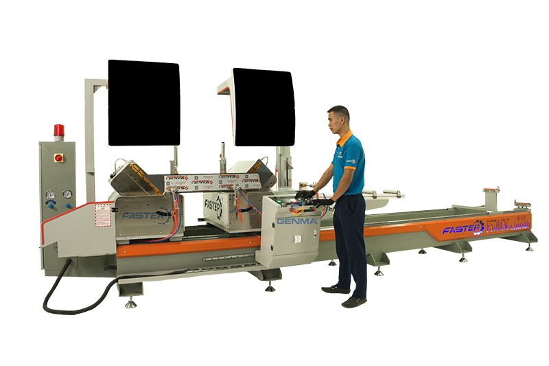 Máy cắt nhôm 2 đầu Faster F570 CNC Limited 4