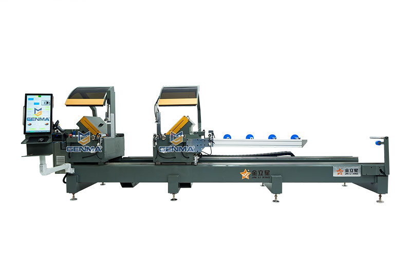 Máy cắt nhôm 2 đầu JiLiXing 550 CNC