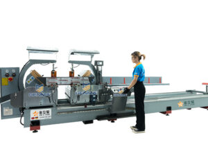 Máy cắt nhôm 2 đầu JiLiXing 550 1