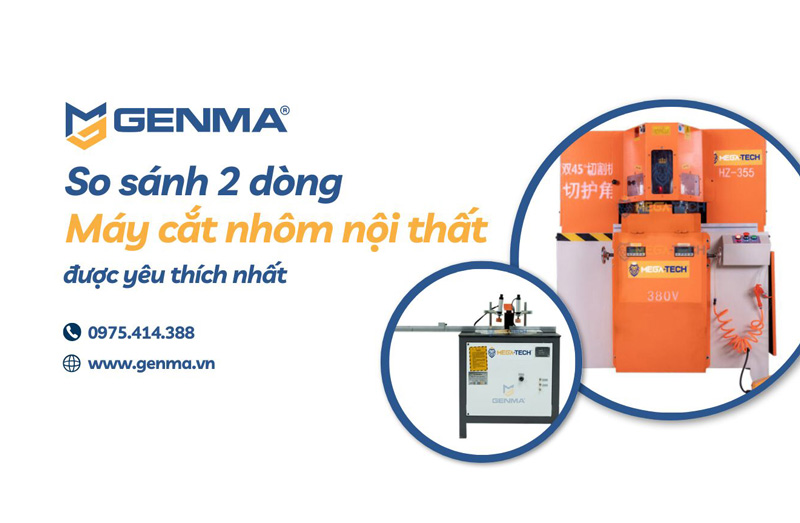 máy cắt nhôm cánh kính