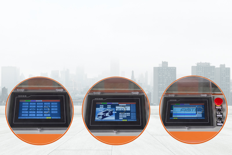 Máy khoan khóa nhôm 2 đầu Faster CNC 1350 03