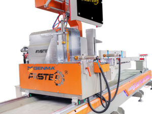 Máy cắt nhôm 2 đầu CNC ngoại tuyến Faster F8000 CNC Limited 10