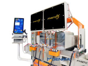 Máy cắt nhôm 2 đầu CNC ngoại tuyến Faster F8000 CNC Limited 7