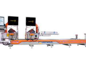 Máy cắt nhôm 2 đầu CNC ngoại tuyến Faster F8000 CNC Limited 6