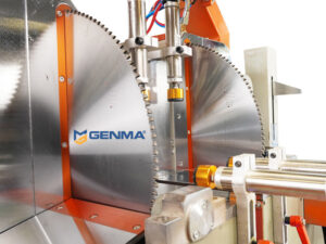 Máy cắt nhôm 2 đầu CNC ngoại tuyến Faster F8000 CNC Limited 5