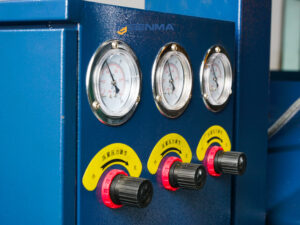 Máy cắt nhôm 2 đầu CNC ngoại tuyến Meisheng MS 600 CNC 11