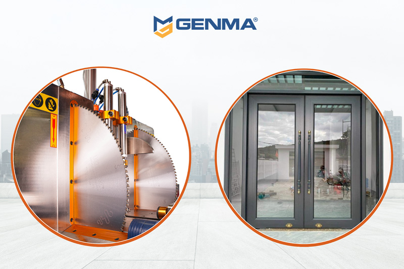 Máy cắt nhôm 2 đầu CNC ngoại tuyến Meisheng MS 600 CNC 16