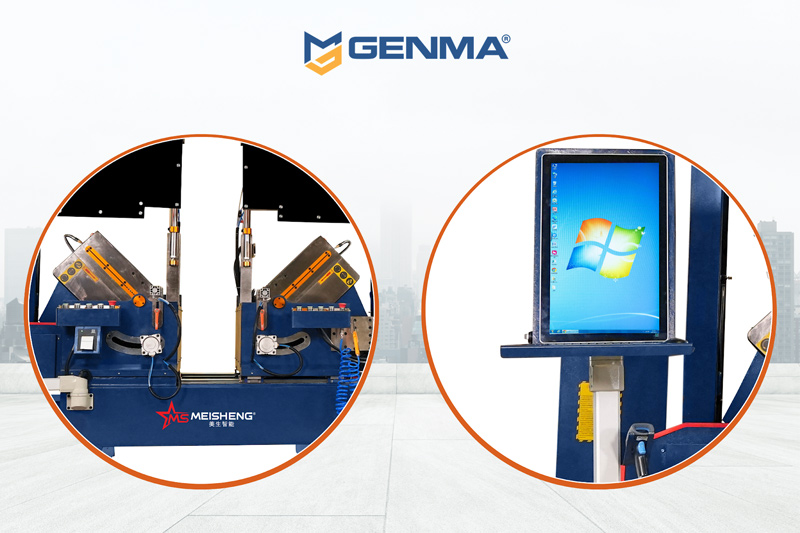 Máy cắt nhôm 2 đầu CNC ngoại tuyến Meisheng MS 600 CNC 18