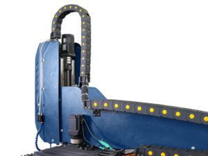 Máy khoan khóa nhôm 2 đầu CNC ngoại tuyến Meisheng 3000 10