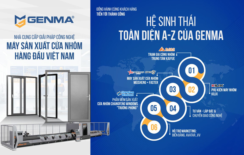 Hệ sinh thái Genma: Giả2i pháp thông minh cho ngành cửa nhôm tại Vietbuild 2026