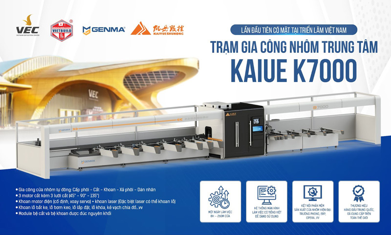 Hệ sinh thái Genma: Giải pháp thông minh cho ngành cửa nhôm tại Vietbuild 2026 3