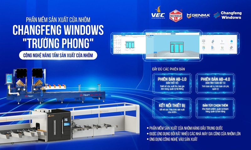 Hệ sinh thái Genma: Giải pháp thông minh cho ngành cửa nhôm tại Vietbuild 2026 5