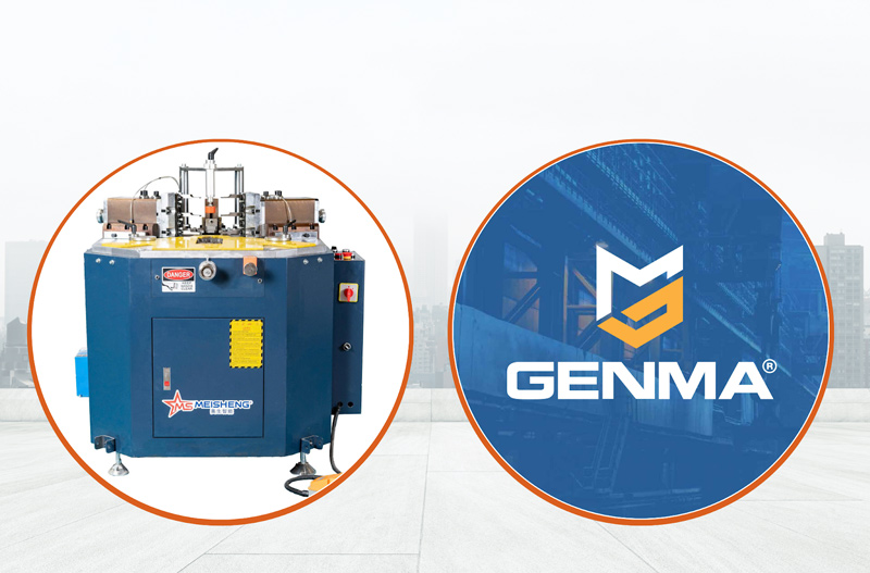 Máy ép góc nhôm hạng nặng Meisheng 03