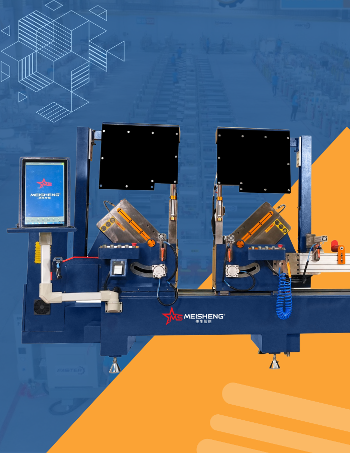 Máy sản xuất cửa nhôm Meisheng nội địa Trung Quốc