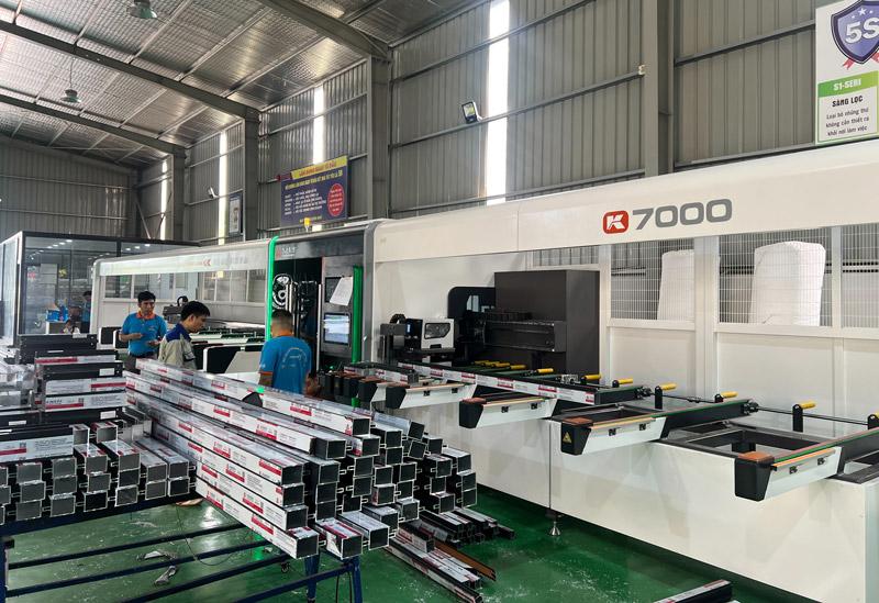 Trạm gia công nhôm trung tâm Kaiue K7000+ 11