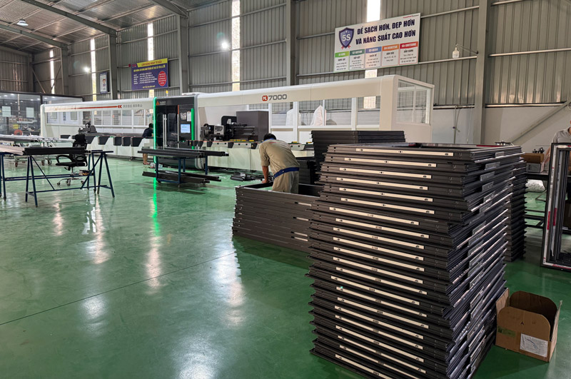 Trạm gia công nhôm trung tâm Kaiue K7000+ 14