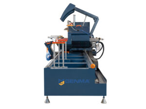Máy cắt nhôm 2 đầu CNC Meisheng MS 550 CNC 7