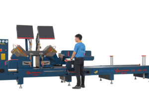 Máy cắt nhôm 2 đầu CNC Meisheng MS 550 CNC 13