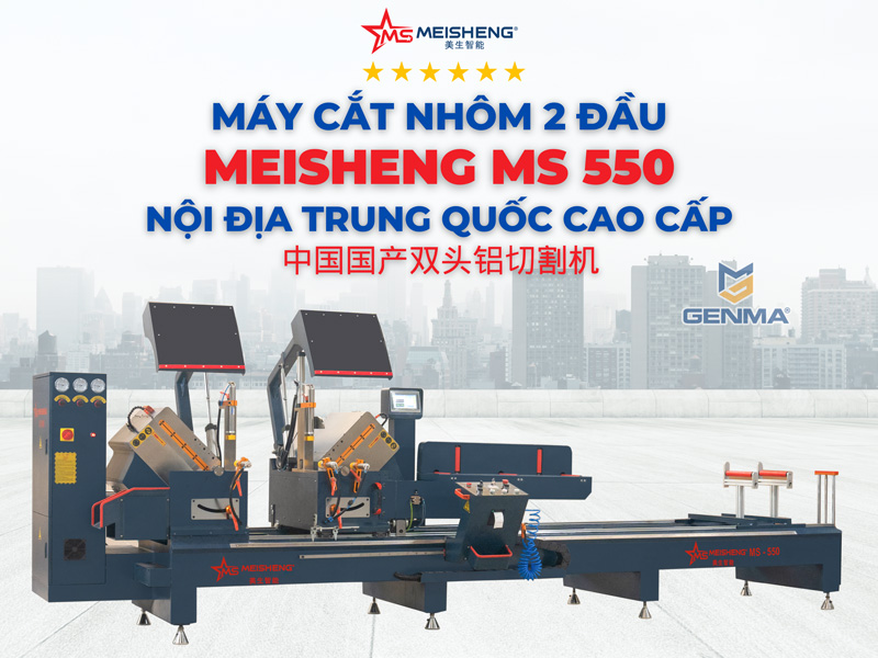 Máy cắt nhôm 2 đầu Meisheng MS 550 3