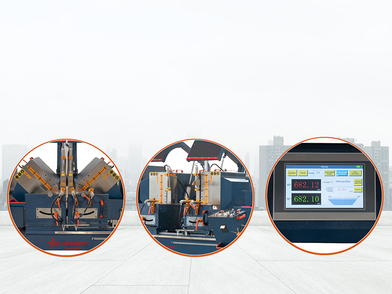 Máy cắt nhôm 2 đầu Meisheng MS 550 1